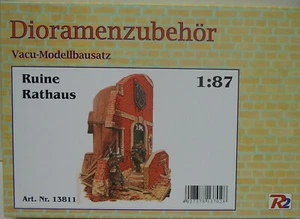 Ruinas Ayuntamiento, accesorios de diorama, 1:87, HO, R2, *NUEVO* - Imagen 1 de 2