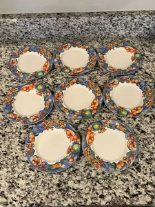 Sakura Echt Steinzeug Designed By Sue Zipkin 1995 Desert Teller 8er Set - Bild 1 von 9