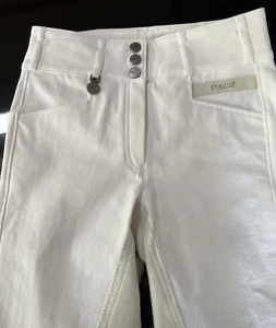 NWT Pikeur Candela McCrown Full Seat Breeches US 28 Long White - Picture 1 of 6