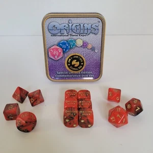 Crystal Caste 2015 Origins Special Limited Edition Commemorative Dice Set - Picture 1 of 4