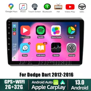 32GB Apple Carplay For Dodge Dart 2012-2016 Android 13 Car Stereo Radio Wifi GPS - Picture 1 of 18