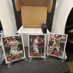 2023 Topps Holiday Complete 200 Card Base Set ๐ฅ Sleeved And Boxed. ๐ - Picture 1 of 4