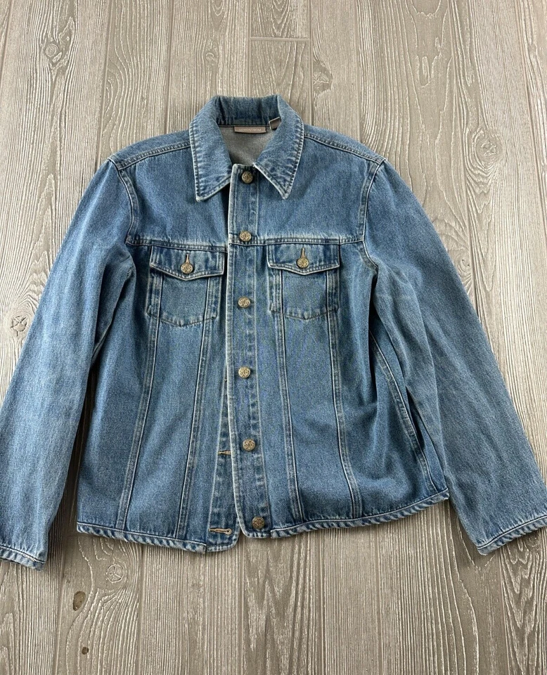 Nordstrom Womens Size Small Denim Waist Jacket Button Up Pockets - Image 1 of 4