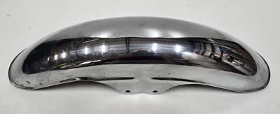 Guardabarros delantero cromado vintage 1978 Kawasaki KZ1000 OEM - acero Foto 1 de 4