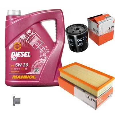 MAHLE Inspektionspaket 5 L MANNOL Diesel TDI 5W-30 für Citroën C5 I Break 2.2 - Bild 1 von 4