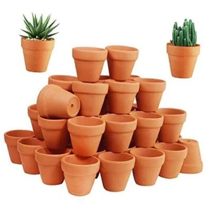 72 Pcs Small Mini Clay Pots - 2'' Terracotta Pot Ceramic Pottery Planter Terra - Picture 1 of 8