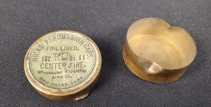 Hicks Percussion Caps Foil Lined Tin Vintage EMPTY - Picture 1 of 4