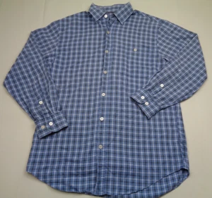 Orvis Shirt Men’s M Medium Blue Check Twill Country Shooting Fishing Hiking - Picture 1 of 11