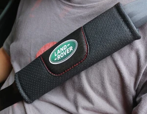 Pad Adatto per Land Rover Auto 2pz Nero Alta Qualità Cintura di Sicurezza Auto Coprispalle - Foto 1 di 7
