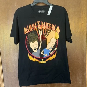Beavis  And Butt-Head  MTV T Shirt-  Black Cotton New Small - Picture 1 of 3