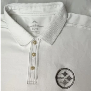 Tommy Bahama Pittsburgh Steelers Polo Shirt Mens XL NFL Football - Picture 1 of 7