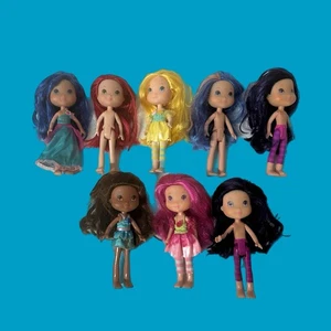 Strawberry Shortcake Doll Lot 8 Dolls 2008 2 Naked - Picture 1 of 12