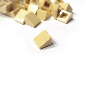 50x Tan Lego Sloped Tile 30° 1x1x2/3 - Cheese Slope - 54200 - Bild 1 von 1
