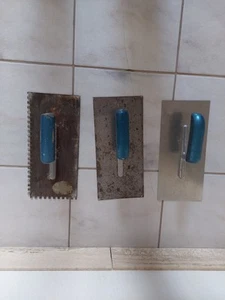 3er SET Maurerkelle, (2× Glättekelle, 1x Zahnkelle) - Bild 1 von 5