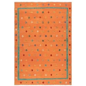 Kelim Afghan 293x206 cm Tapis Oriental Tissé à la Main kilim Laine Carpet Rug - Picture 1 of 12