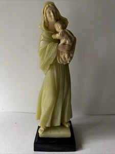 14” Madonna and Child Statue by G. Ruggeri - Vintage Resin Figurine Signed - Picture 1 of 8