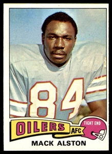 Tarjeta 1975 Topps #64 Mack Alston Houston Oilers - Imagen 1 de 2