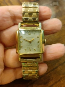 Vintage Wittnauer Revue Swiss 10k Gold Filled Uhr Ungetestet Wie Ist - Bild 1 von 5