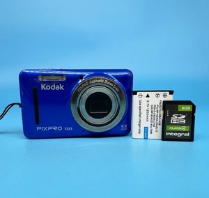 Kodak  PixPro FZ53 16.1MP Digital Camera With SD Card, Blue - Tested *read* - Picture 1 of 11