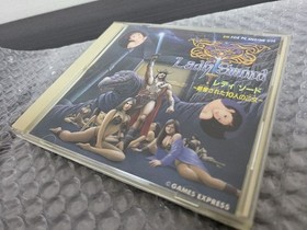 Pc Engine Hacker Game Express Card Lady Sword Limited Edition Rare Vintage Colle