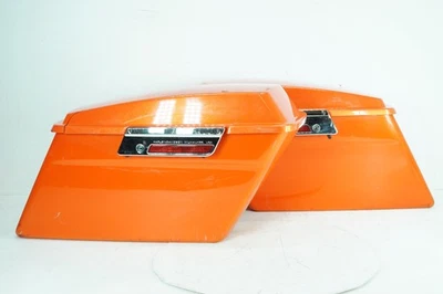 2012 Harley Touring Electra Glide Ultra OEM Left Right Saddlebags Luggage NOKey - Image 1 of 4