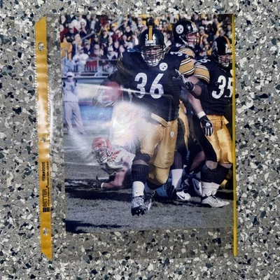 RARO! Jerome Bettis Pittsburgh Steelers Pic Print #36 Copyright 2004 - "The Bus" - Imagem 1 de 3