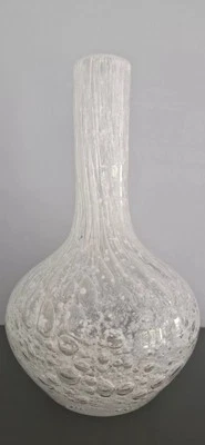 Designer Glas Vase * Eisglas Joosten Schott Zwiesel Mod. Arktis * 22cm/1105gr  - Bild 1 von 3