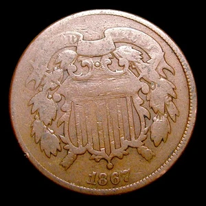 1867 Two Cent Piece 2cp ---- Nice Coin ---- #097M - Picture 1 of 2