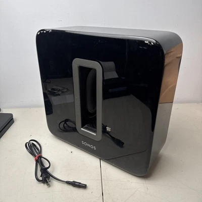 Subwoofer inalámbrico Sonos Sub Gen 2 negro brillante se conecta pero sin sonido Foto 1 de 4