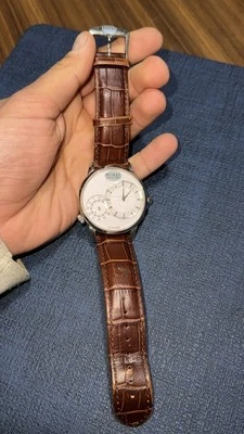 Reloj Burei Hombre Cristal Zafiro con Correa de Cuero B-5009M Japón PROBADO Foto 1 de 4