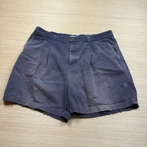 Vintage Gap 90s Faded Shorts Navy Chinos Pleated Men’s 40 Ivy Trad Preppy - Picture 1 of 11