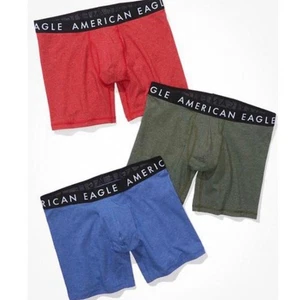 NUEVO en Paquete American Eagle Boxer 6” Entrepierna Clásico Calzoncillo Boxer Talla Pequeña Hombres - Imagen 1 de 3