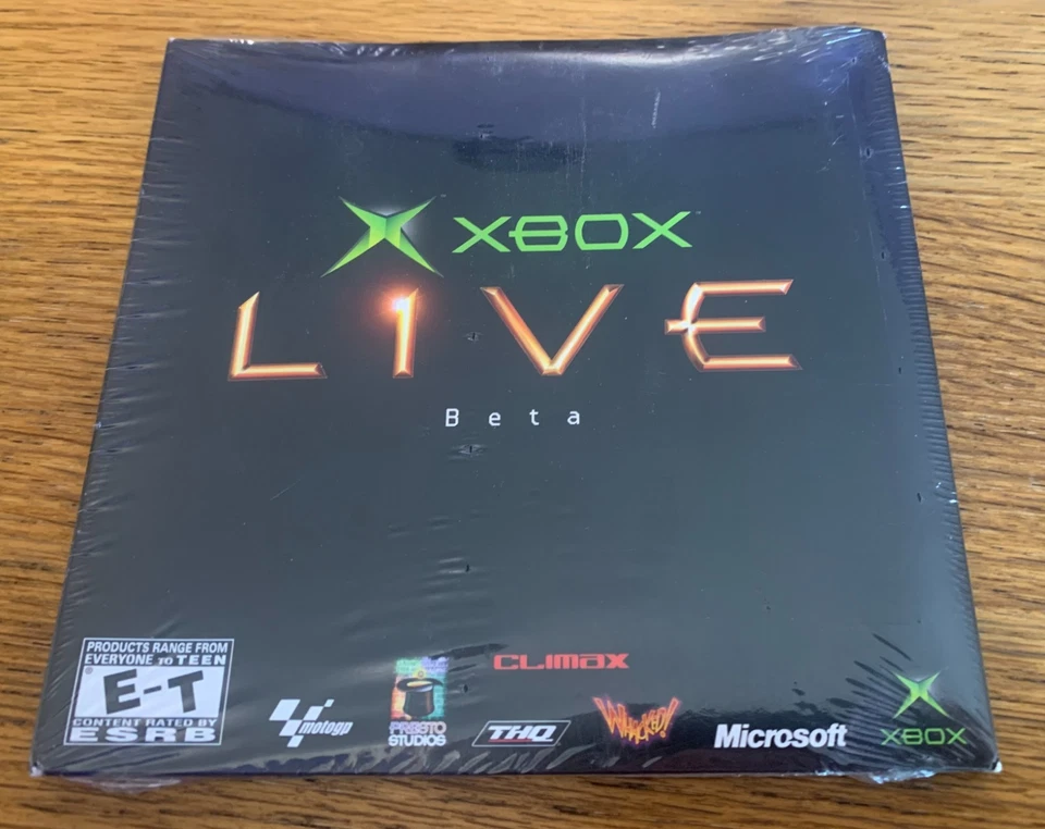 RARE Factory Sealed 2002 Original Xbox Live Beta Disc Brand New Microsoft Promo - Image 1 of 4