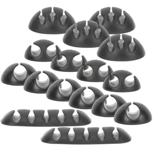  16 Pcs Fastener Self-adhesive Cable Holders Cord Organizer Appliances - Afbeelding 1 van 12