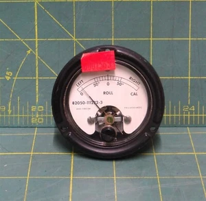 Phaostron Aircraft Inclinometer, P/N 82050-111222-3, Range 50-0-50 Degrees - Picture 1 of 4