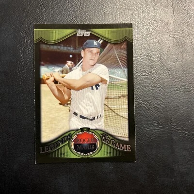 #LG 18 Roger Maris New York Yankees 2009 legends of the game￼  Topps Cb32b - Image 1 of 2
