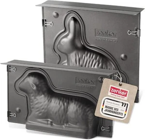 Zenker Osterbackformen-Set Hase und Lamm Menge: 1x 2 TLG. Set - Bild 1 von 6