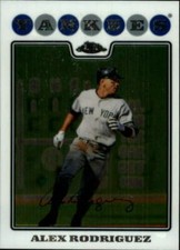 2008 Topps Chrome Baseball Card #1-239 - Choose Your Card