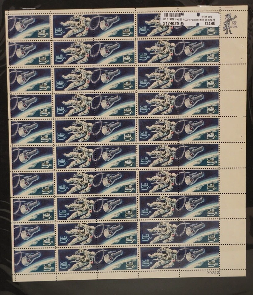 Space themed 50 Stamps - Image 1 of 1
