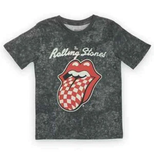 The Rolling Stones Rock Band Official Youth Kids Graphic T-Shirt - Picture 1 of 2