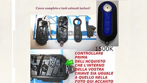 Cubierta Cover Llave Completo Lancia 2011 Delta Fiat 500 Bravo G. Punto Evo -tb - Imagen 1 de 1