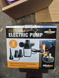 Milestone Camping Electric Pump (used once) - Picture 1 of 3