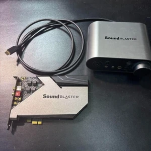 Creative Sound Blaster AE-9 Sound Card Metallic Gray TESTED Fully Working - Afbeelding 1 van 5