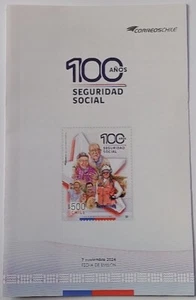 Chile 2024 Brochure 100 Años Seguridad Social - Picture 1 of 3