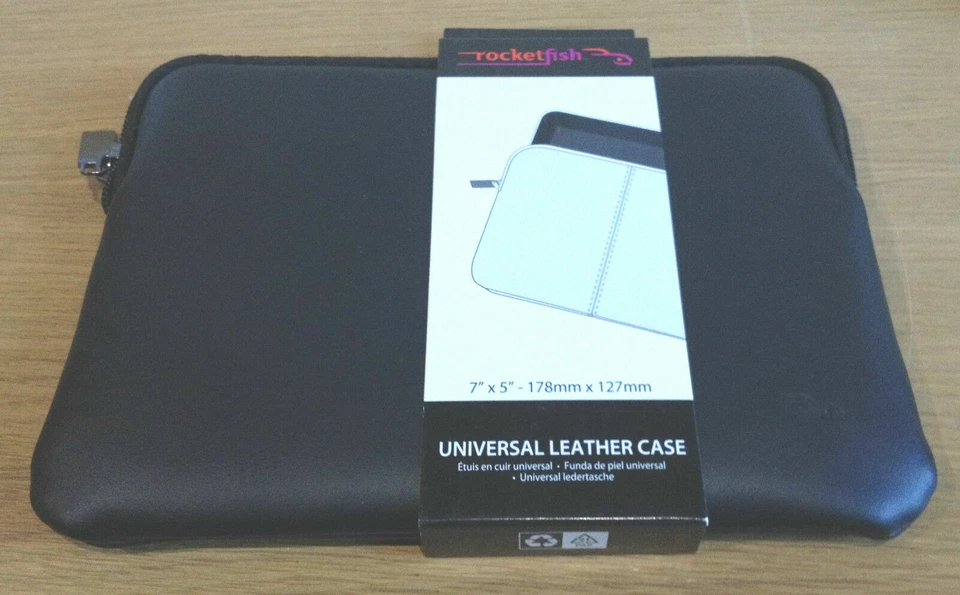 Universal Real Leather Case  7" X 5" 178 mm x 127 mm Kindle, Tablet - Image 1 of 1