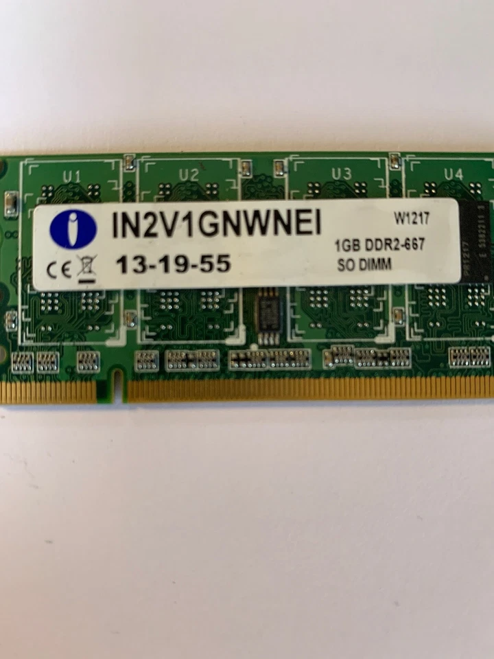 1GB SO DIMM RAM module - Image 1 of 2