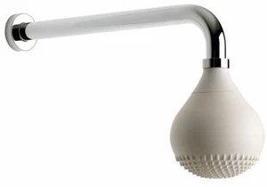 Design Brausekopf Duschkopf 1/2" Silikon Antikalkfunktion WEISS Fachhandelsware - Bild 1 von 1
