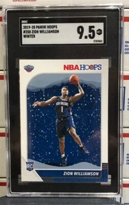 2019-20 PANINI HOOPS ZION WILLIAMSON ROOKIE, #258, WINTER, GRADED MINT PLUS 9.5 - Picture 1 of 2