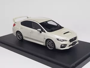 EBBRO 1/43 Subaru WRX STI 2014 white (diecast model 45309 ) - Picture 1 of 10