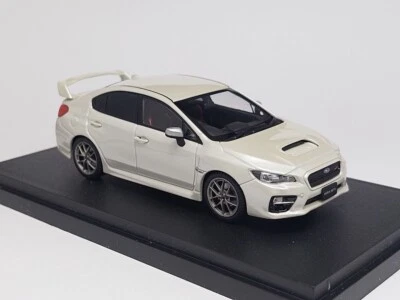 Ebbro 1/43 Subaru WRX STI 2014 white (diecast model 45309) - Image 1 of 4